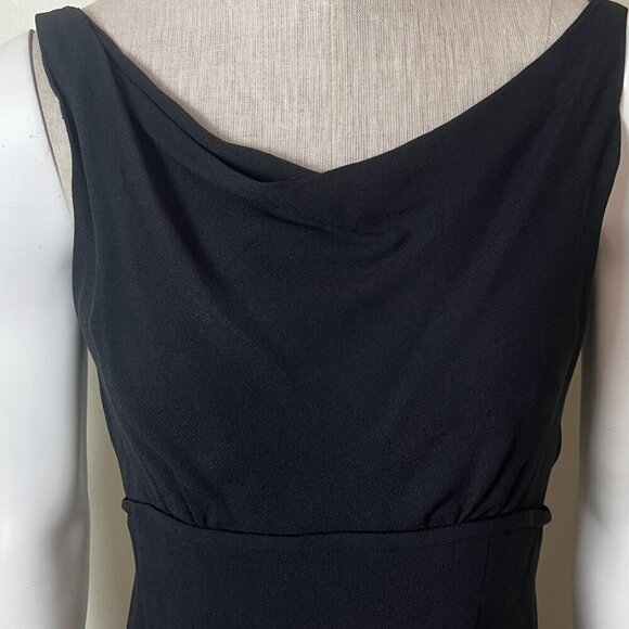 VINTAGE 40'S EDDIE MASTERS LBD LITTLE BLACK DRESS 2 - Picture 4 of 6